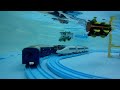 水中プラレール走行動画！/ Pla Rail the toy train under water.