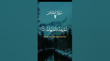 سورة الإخلاص بصوت يلامس القلب للشيخ سعد الغامدي ✨ #quran #سعد_الغامدي #اكسبلور #سورة_الإخلاص #fyp
