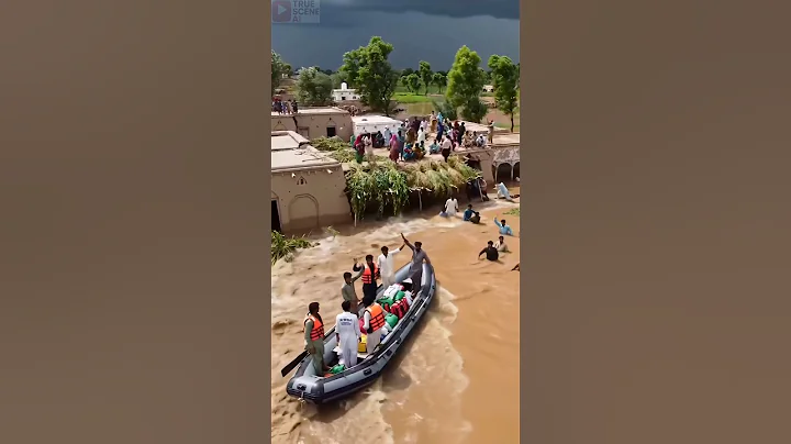 Pakistan Flood 2025 | Super Flood Destroys Villages in Sindh #flood #rain2025