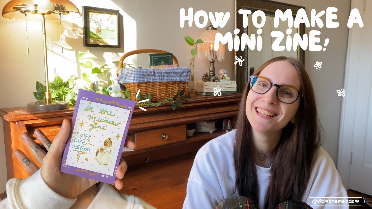 how to make a mini zine! - YouTube