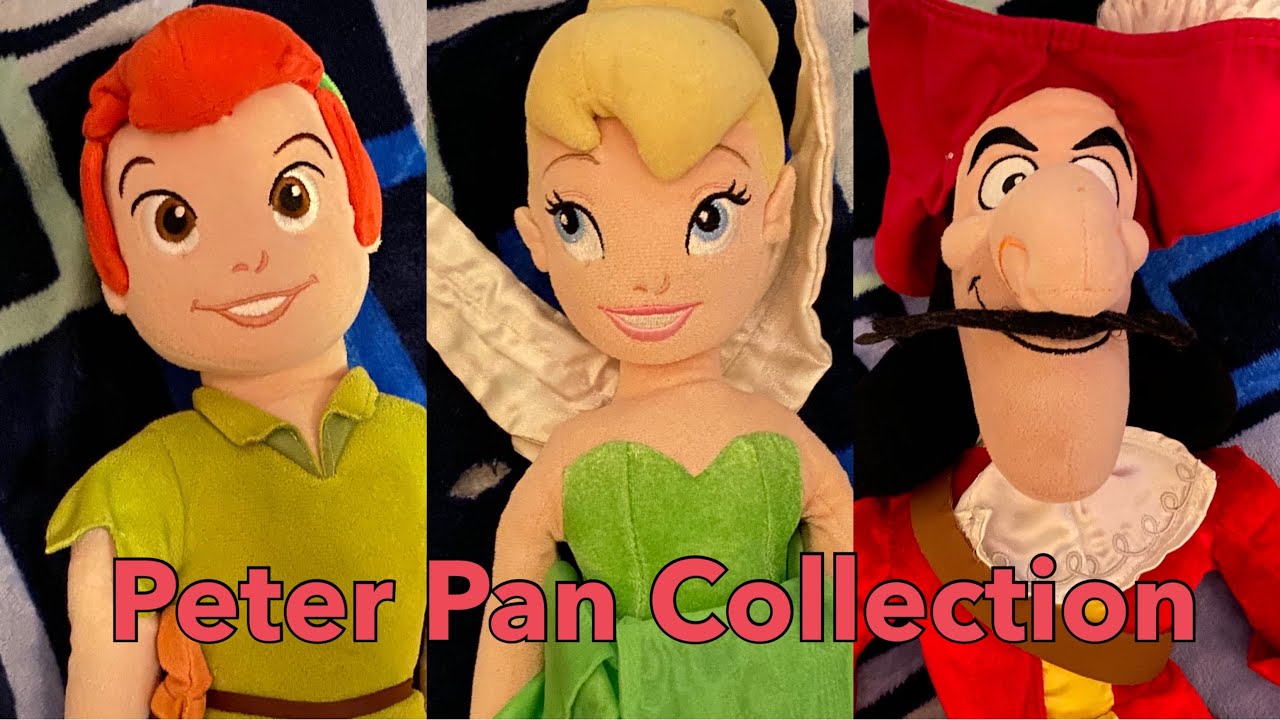 Disney Store Peter Pan Plush Collection Youtube