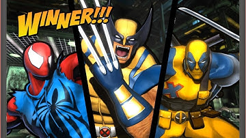 Wolverine, Wolverine Cosplay Deadpool, Scarlet Spider vs Iron Fish, Phoenix, Sentinel