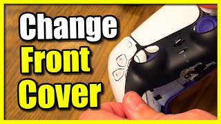 How to Change Faceplate Cover or Shell on PS5 Controller with Custom Color (Easy Method)
