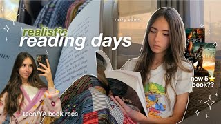reading vlog 🏜✨️ fantasy, cozy vibes, productive, teen book recs, new favorites
