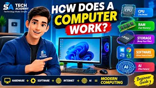💻 What Is a Computer? Hardware, Software, CPU, RAM & AI Explained | Beginner Guide screenshot 4