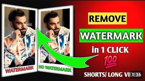 REMOVE WATERMARK in 1 CLICK 💯 SHORTS/ LONG VIDEO 