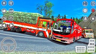 Real Mountain Cargo Truck Uphill Driving SIM - Real World Simulator - Android Gameplay. screenshot 5