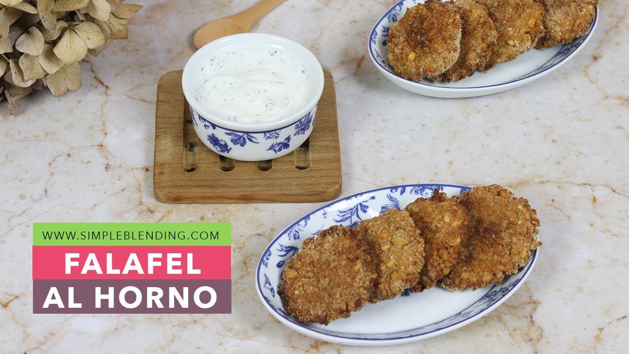 FALAFEL AL HORNO | Receta de falafel de garbanzos | Falafel saludable