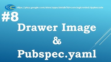Let us Flutter || Drawer Image & Pubspec.yaml || Part-8