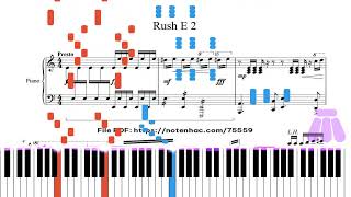 Free Piano Sheet Rush E by Sheet Music Boss