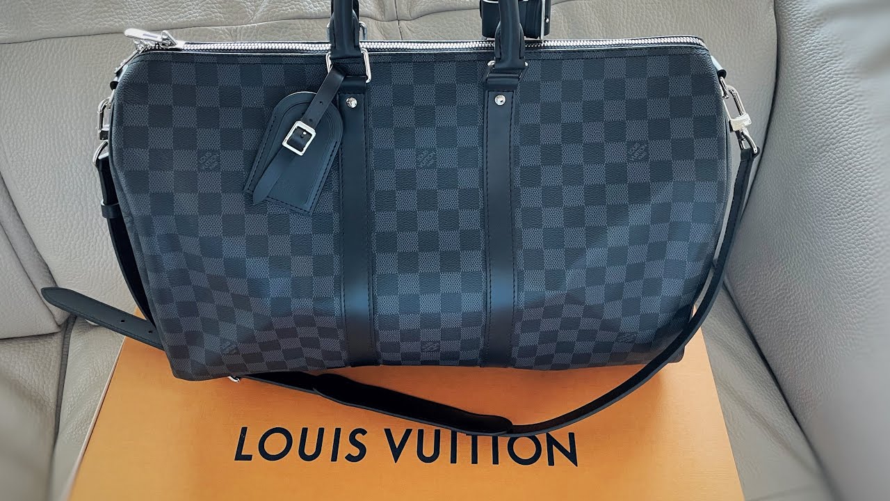 Louis Vuitton Keepall Bandouliere .45 Bag Damier Ebene Review (@xo