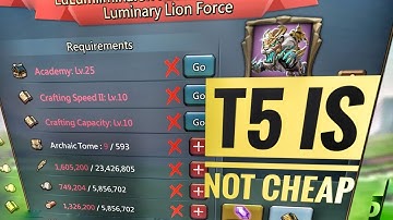 😡T5 Troops = 20k+ ARCHAIC TOMES