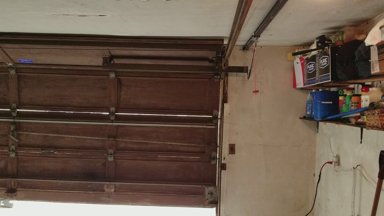 We installed this sidemounted garage door opener YouTube