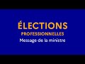 Lections professionnelles 2022  message de la ministre sylvie retailleau