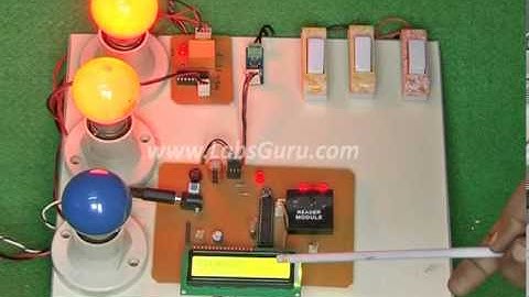 Prepaid Electricity Billing System using RFID by KitsGuru.com | LGEC087