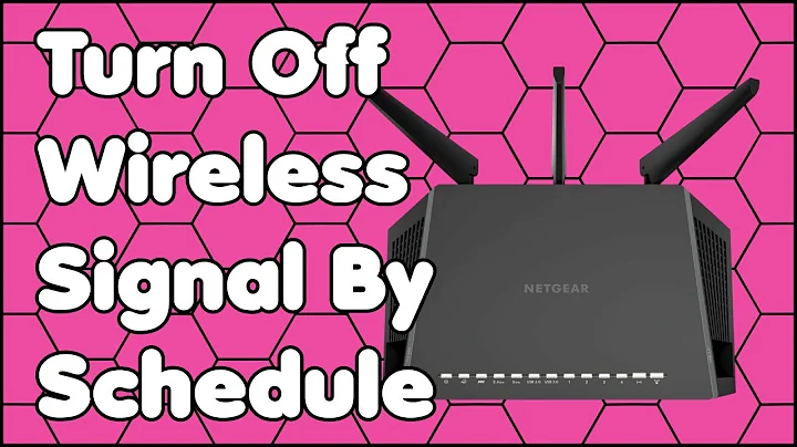 How to Stop Your Kids Using Internet WiFi after a Certain Time – Netgear D7000 Router