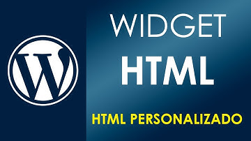 Bloque HTML DE WIDGETS en Wordpress