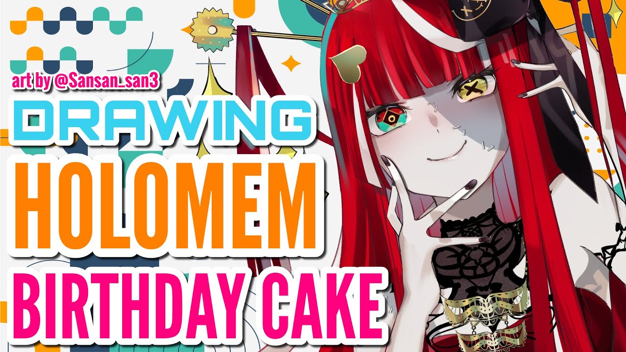 【DRAWING】HOW WOULD HOLOMEMS LOOK LIKE AS SWEETS???【Hololive Indonesia 2nd Gen】