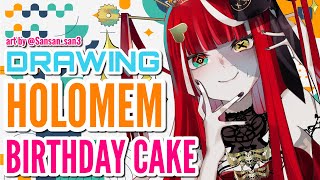 【DRAWING】HOW WOULD HOLOMEMS LOOK LIKE AS SWEETS???【Hololive Indonesia 2nd Gen】
