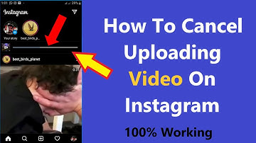 How to STOP Uploading video on Instagram | How to cancel upload Instagram [Method 02]@thetechtube