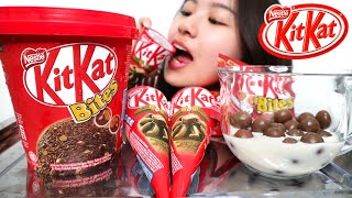 MUKBANG ICE CREAM KIT KAT || SYURGA DUNIYAAA