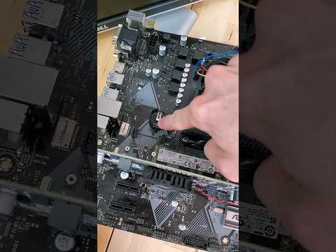 the strangest CMOS battery location #shorts