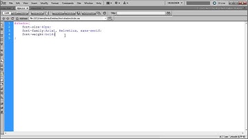 Dreamweaver Tutorial  Text Drop Shadows with CSS  HD