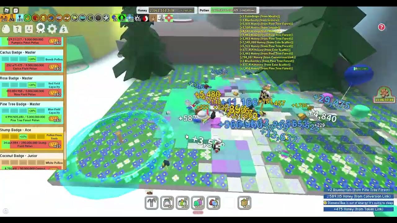 Pine Tree Forest Grandmaster Bee Swarm Simulator YouTube