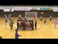 第50回インカレハンドボール女子　大体大2連覇　胴上げ