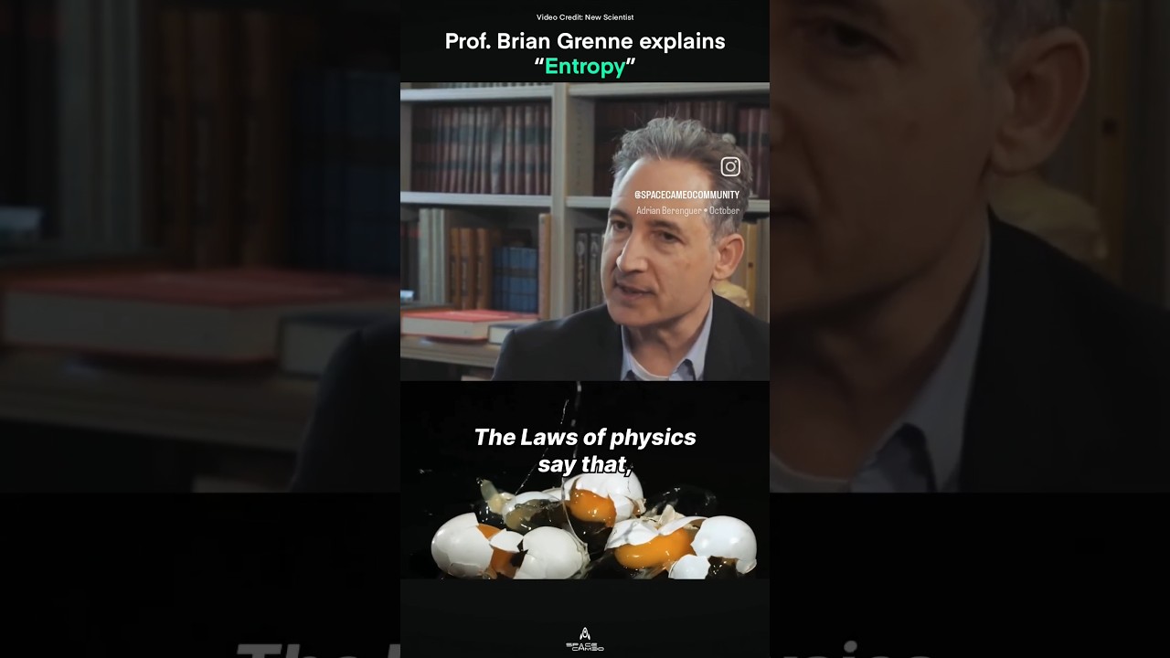 Brian Greene Explains Entropy. 