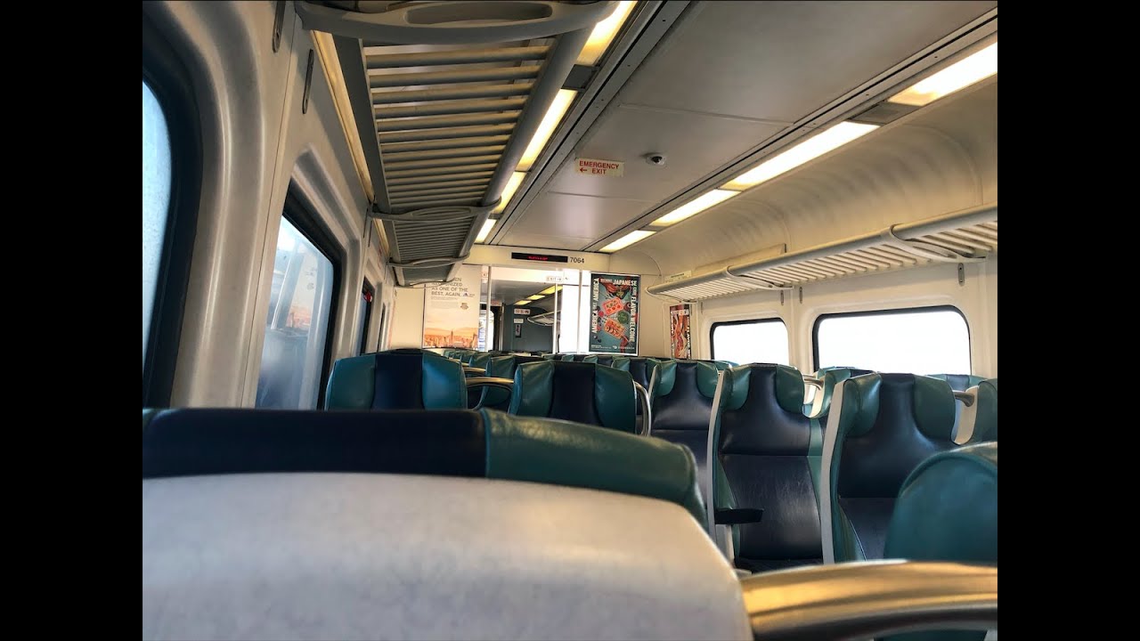 MTA LIRR On Board M7 7064 Port Washington Branch Train From Bayside mta-lirr-on-board-m7-7064-port-washington-branch-train-from-bayside