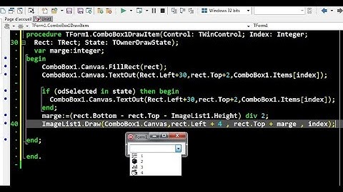 Rad Studio Delphi 012 ComboBox - 005 Icon Items