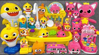 91 Minutes BABY SHARK Collection Unboxing - Satisfying Unboxing Baby Shark Bathtub Playset (ASMR)