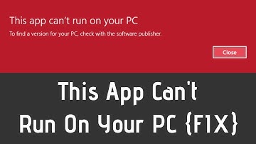 How To Fix This App Can