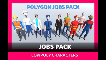 POLYGON Jobs Characters Pack
