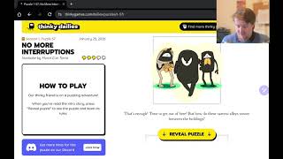 Thinky Dailies, Season 1, Puzzle 57 No More Interruptions