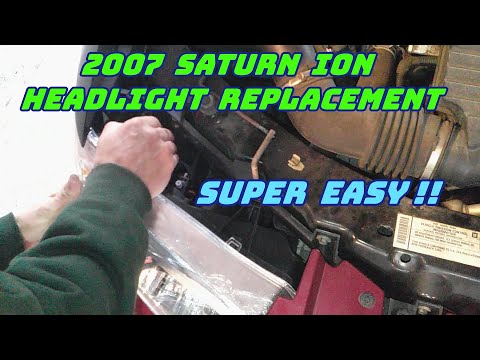 Saturn Headlight Replacement