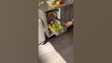 Maximize Kitchen Storage for Fruits and Vegetables | Smart Organization