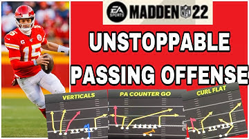 MADDEN 22- UNSTOPPABLE PASSING SCHEME‼️GUN TRIPS TE IS OVERPOWERED IN PATRIOTS PLAYBOOK😳BEST OFFENSE