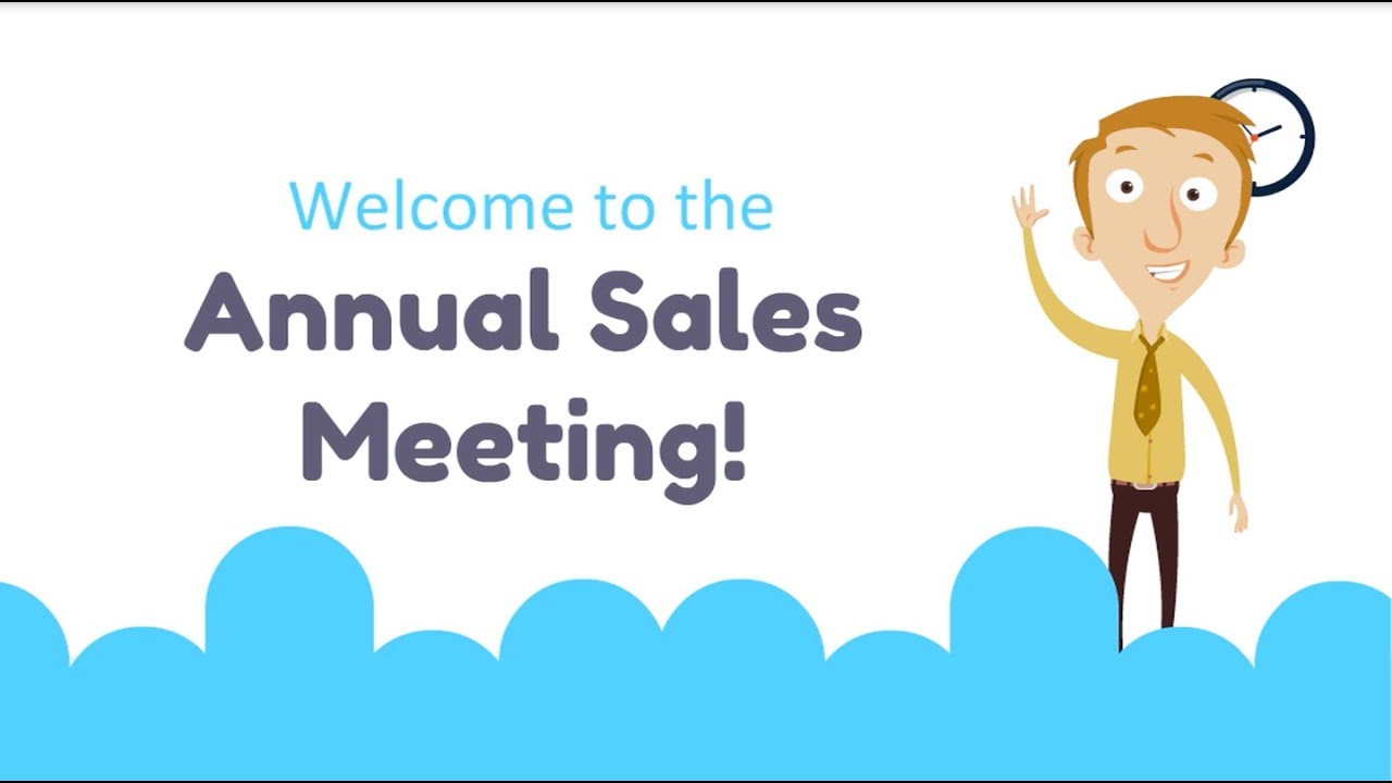 Annual Sales Meeting Animated Video Template YouTube