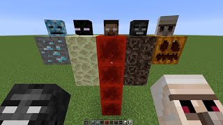 what if you create WITHER GOLEM IRON MULTI BOSS in MINECRAFT #199