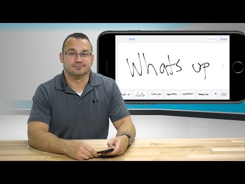 Video: Bagaimana Anda melakukan pesan tulisan tangan di iOS 10?