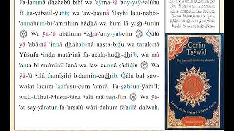 ختمة من مصحف التجويد باللغة الإسبانية الصفحة رقم 237