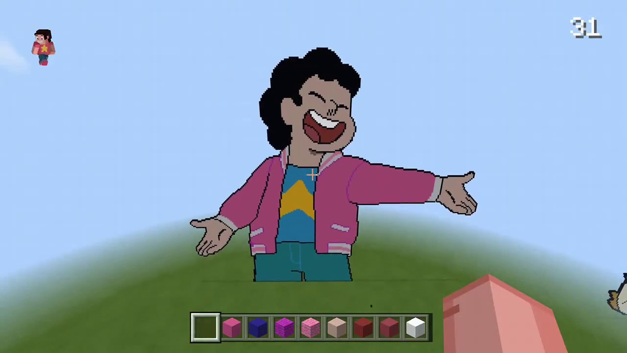 Steven Universe Movie Minecraft Pixel Art Time Lapse Youtube