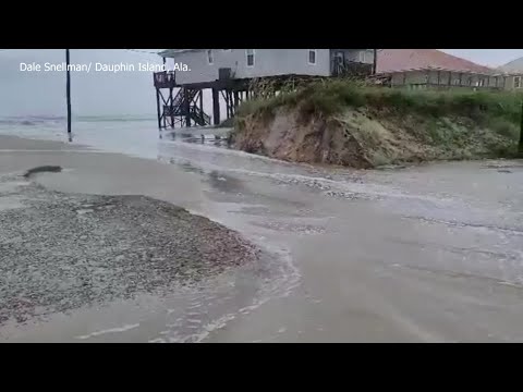 Hurricane Ida Dauphin Island Noon Update