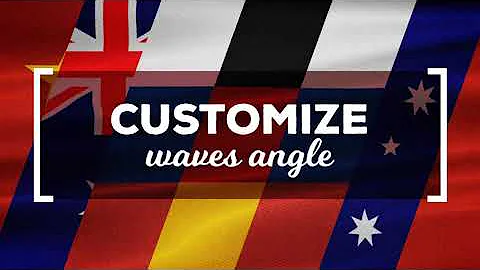 Waving Flags Maker | After Effects template