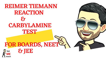 Reimer Tiemann reaction and carbyl amine test   Isocyanide test | let ME teach - LMT |