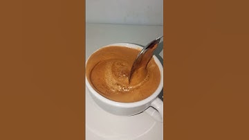 Honey Dalgona Coffee Without Mixer #coffee #easy #recipe #whippedcoffee #homemade #homecafe #shorts