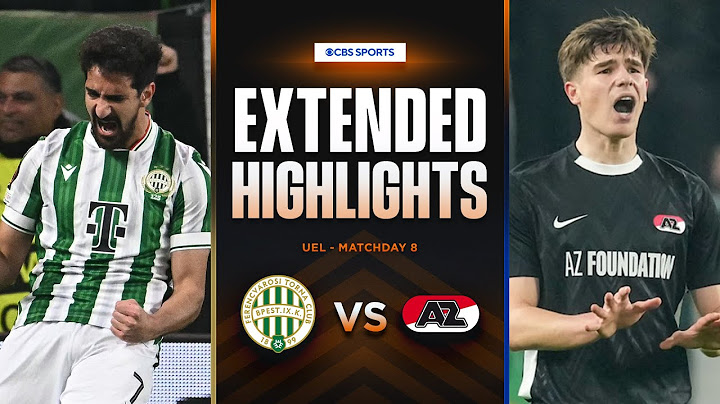 Ferencváros vs. AZ Alkmaar: Extended Highlights | UEL League Phase MD 8 | CBS Sports Golazo