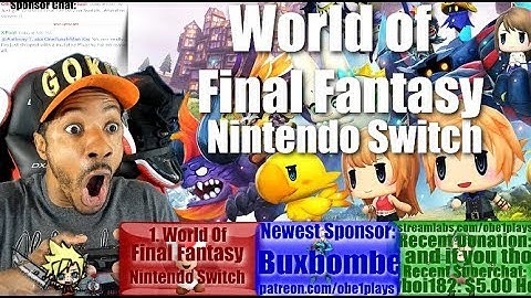 POKEMON MEETS FINAL FANTASY ON NINTENDO SWITCH! WORLD OF FINAL FANTASY MAXIMA LAUNCH STREAM